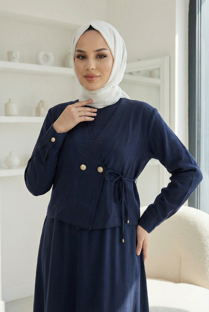 Ceket Elbise Takım Lacivert