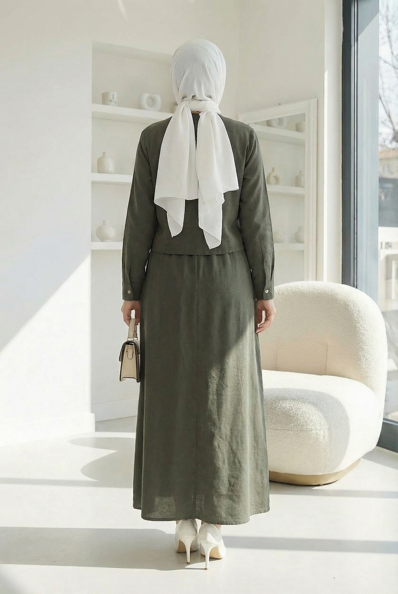 Ceket Elbise Takım Haki