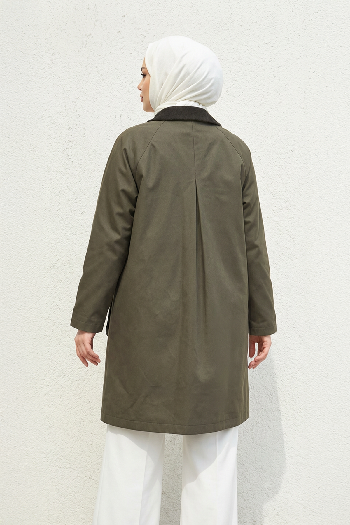 Barbour Kadife Detay Parka Haki